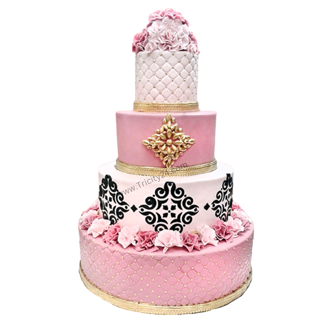 リーメント　Happy Wedding Dream Sweet ベーカリーセット M69) Strawberry Crumble Wedding Cake (5 Kg). – Tricity 24