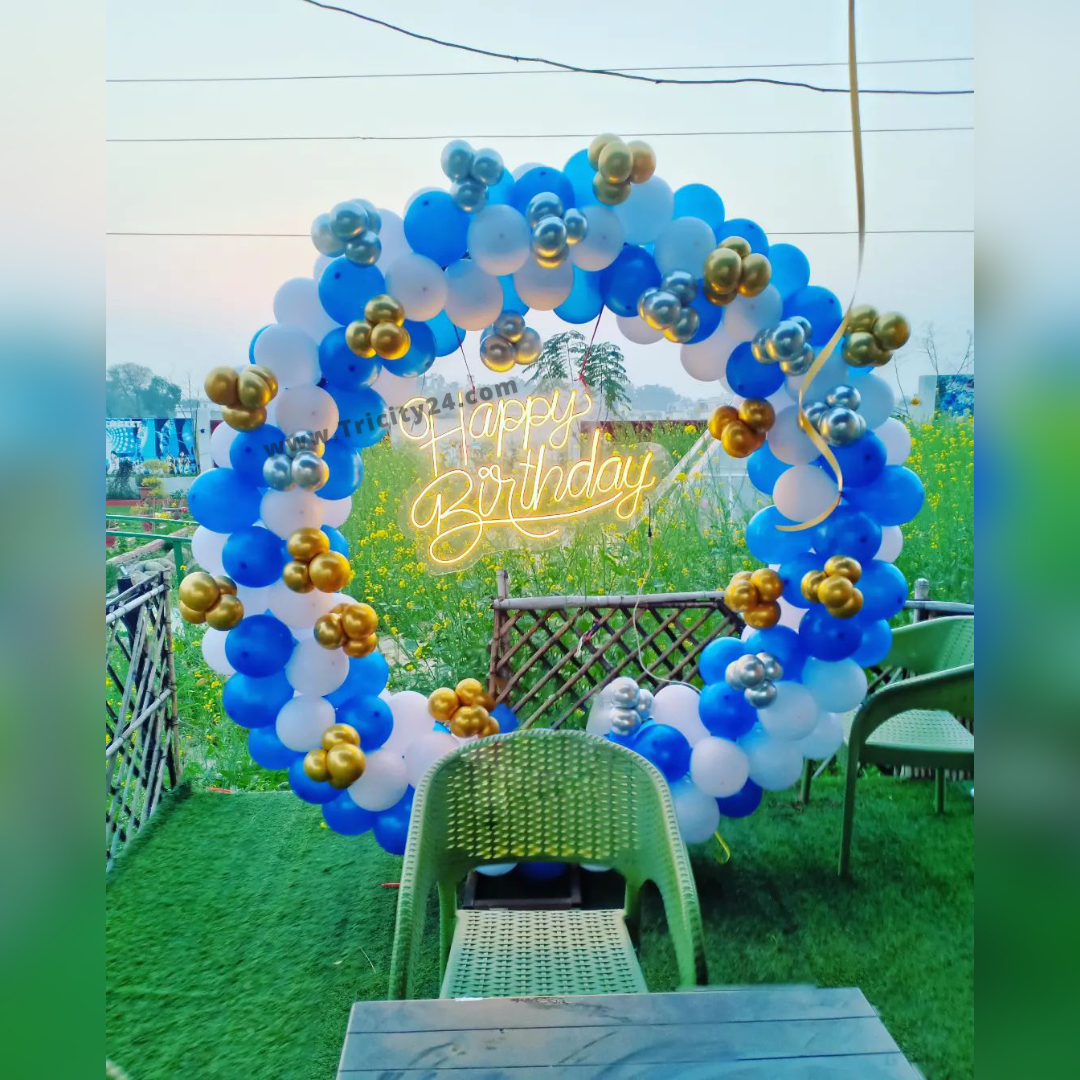 Happy Birthday Party Ring Decoration