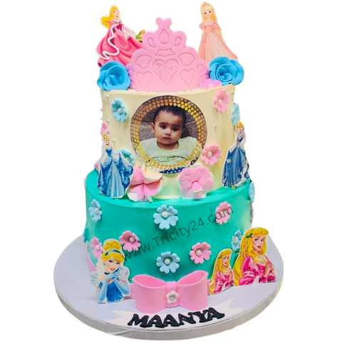 (M776)Princess Theme Kids Customized Cake(2kg)