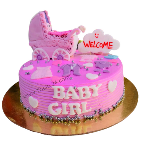 (M782) Welcome Baby Cake (1kg)
