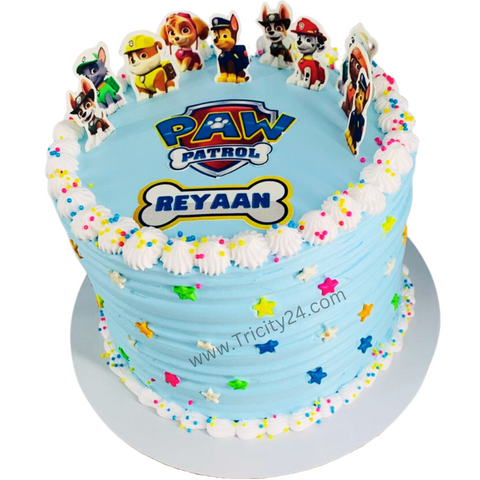 (M839)Paw Patrol Theme Customized Cake(1Kg)
