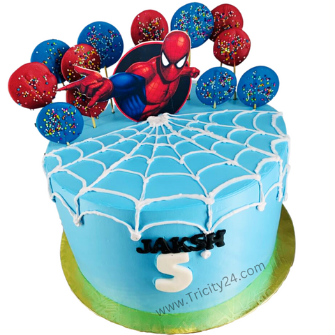 (M846) Spiderman  Customized Cake(1Kg)