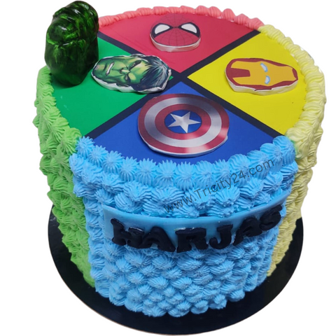 (M849) Avengers Customized Cake(1 Kg)