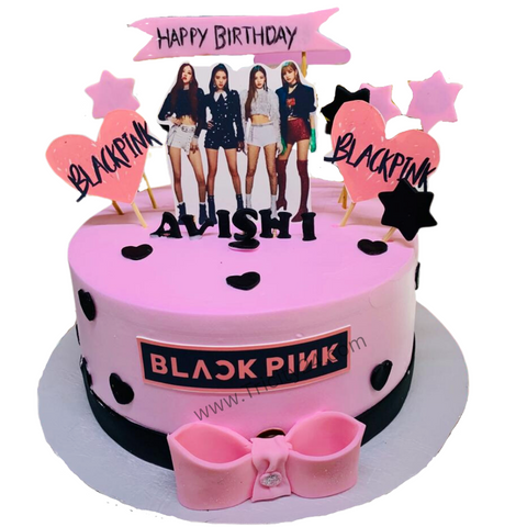 (M722) BTS Theme Kids Customized  Cake(1Kg)