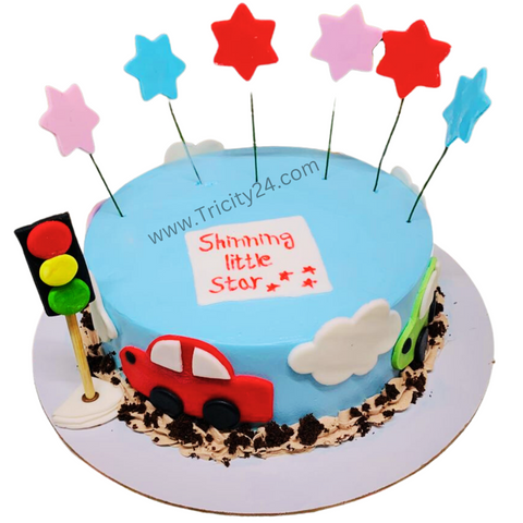 (M728)Car Kids Customized  Cake(1Kg)