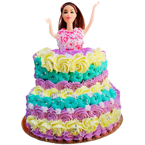 (M748)Doll  Customized  Cake(1 Kg)