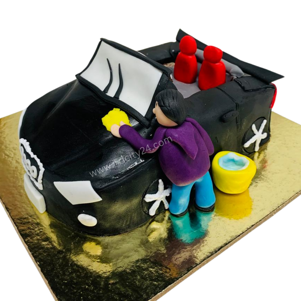 Birthday Cake Decoration ideas for Boys| Car Theme Birthday Cake Idea|  Racing Track Cake| Kids Cake - YouTube