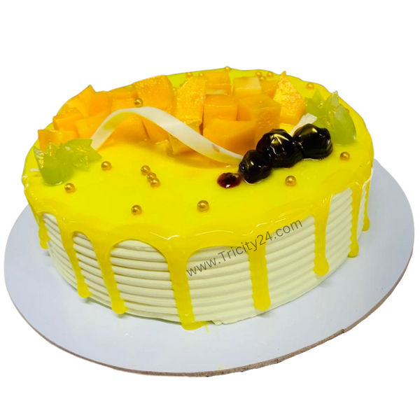 (M609) Mango Cake (Half Kg).