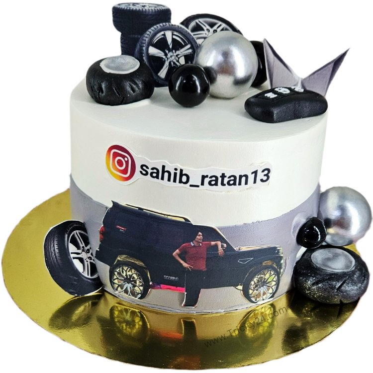 (M1129) Car Theme Cake (1 Kg)