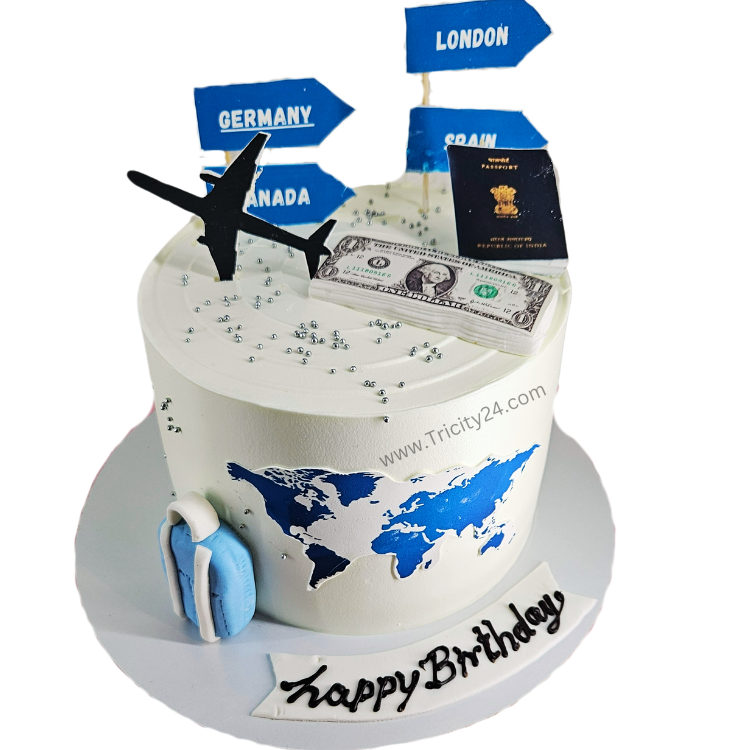 (M1164) Foreign Theme Cake (1 Kg)