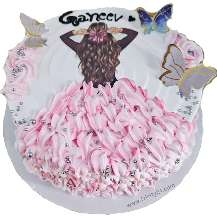 (M1175) Princess Theme Cake (1 Kg)