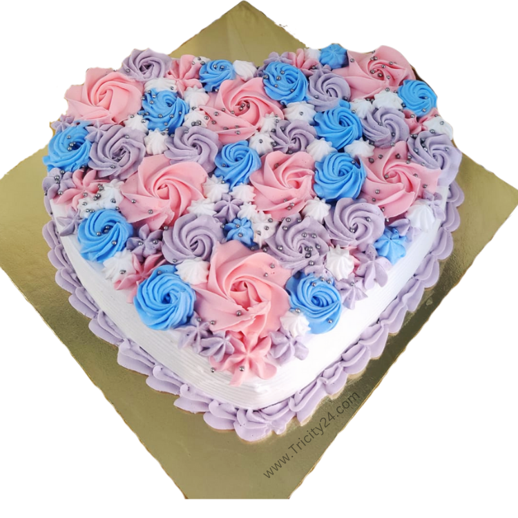 (M1202) Love Theme Cake (Half Kg).