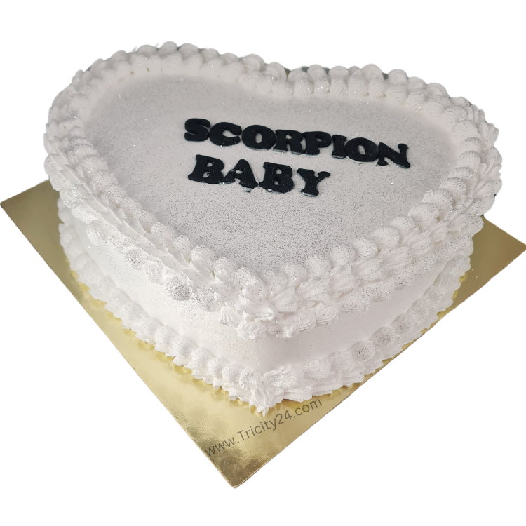 (M1215) Heart Theme Cake (Half Kg).