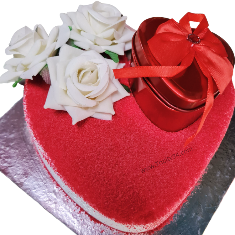 (M1221) Love Theme Cake (Half Kg).