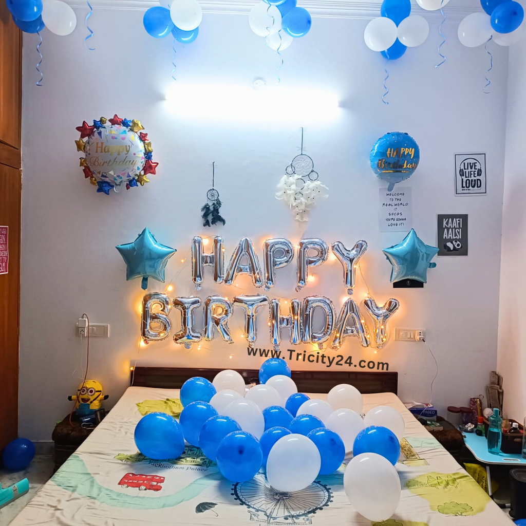 Beautiful] Birthday Balloon Decoration at Home , Delhi/NCR @ Rs. 1399 –  ExperienceSaga.com