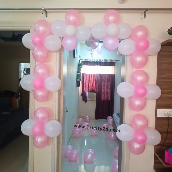 Welcome Theme Baby Girl Party Decoration (P600).