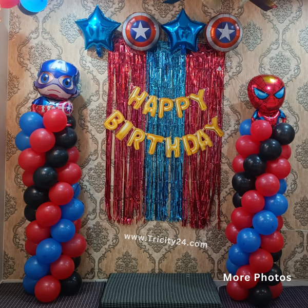 Avengers Theme Birthday Decoration (P606).