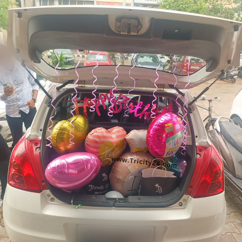 Car Boot Foil Balloons Decoration (P614).