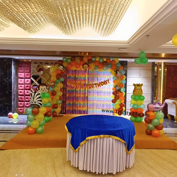 Birthday  Decoration in Hall (P624).
