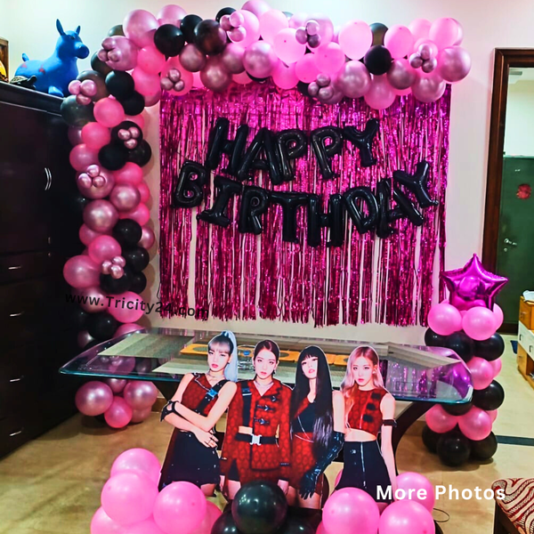 Happy Birthday Decoration In Hall (P654).