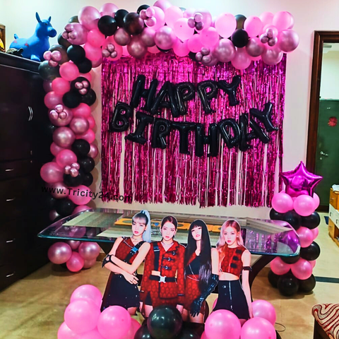 Happy Birthday Decoration In Hall (P654).