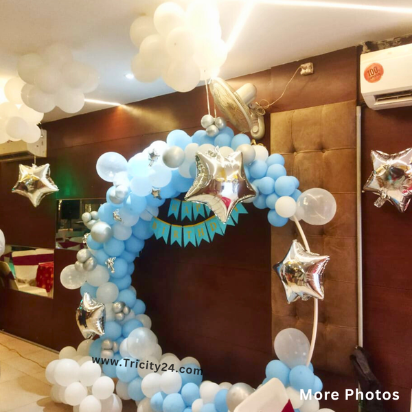 Happy Birhtday Decoration In Hall (P666).
