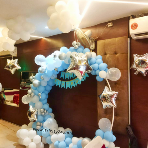 Happy Birhtday Decoration In Hall (P666).