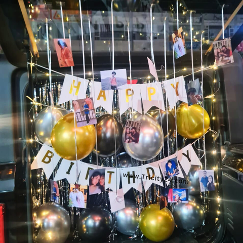 Happy Birthday Car Decoration (P675).