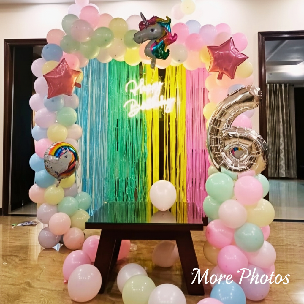 6th Birthday Balloon Decoration (P681).