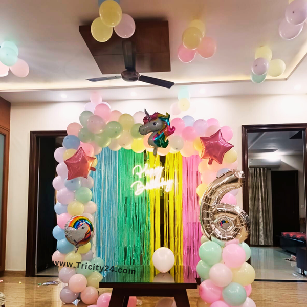 6th Birthday Balloon Decoration (P681).