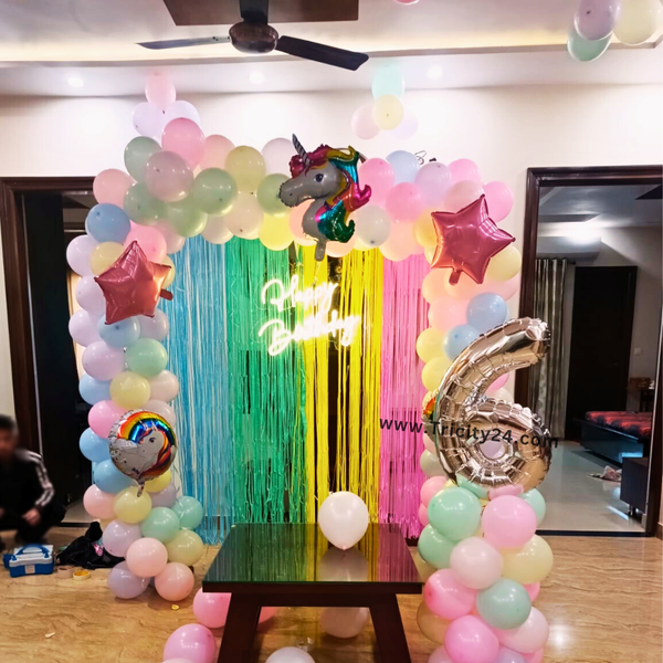6th Birthday Balloon Decoration (P681).