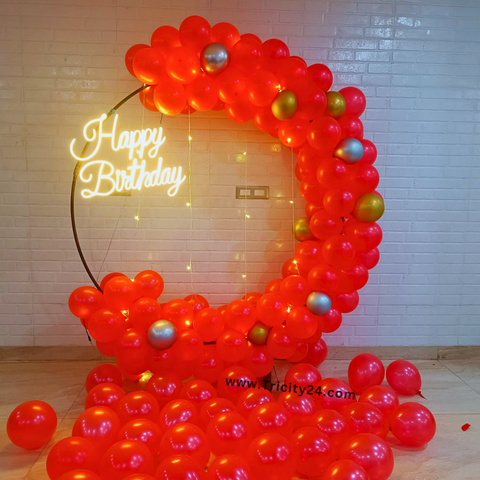 Happy Birthday Ring Decoration (P704).