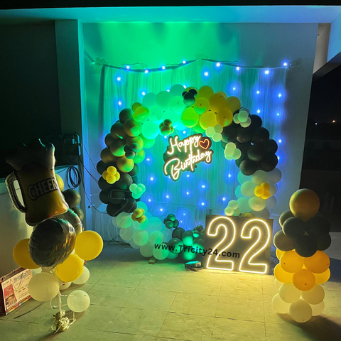 Happy Birthday Decoration (P707).