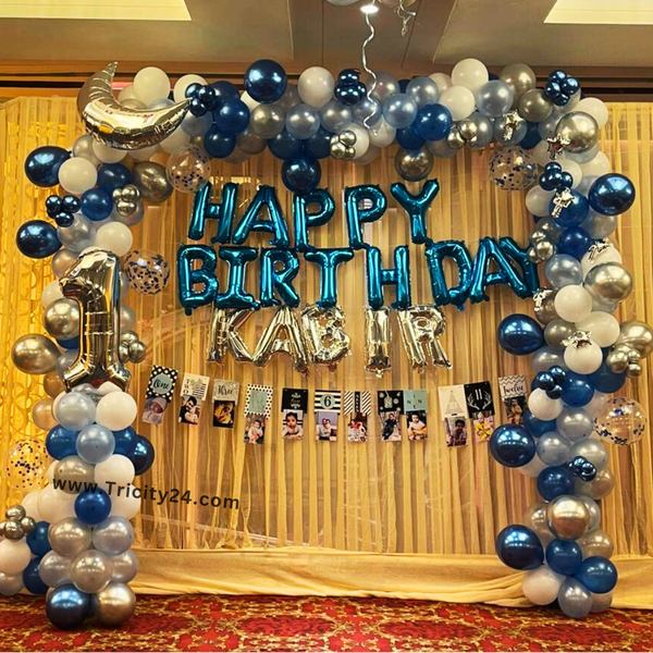 Happy Birthday Decoration In Hall (P733).