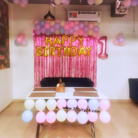 Multi Colour Balloon Birthday  Decoration (P745).