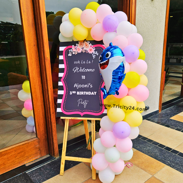 Baby Shark Theme Birthday Decoration (P764).