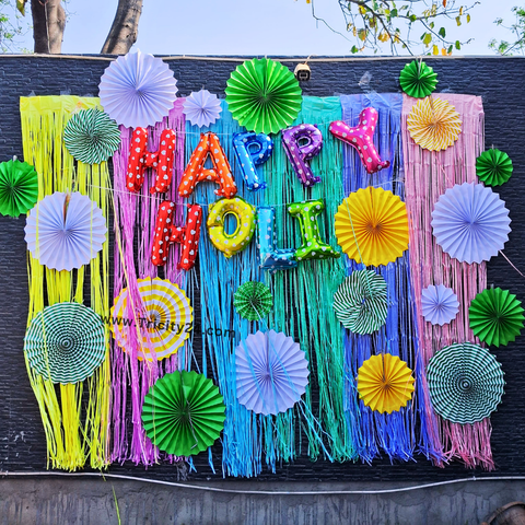 Happy Holi Wall Decoration (P767).