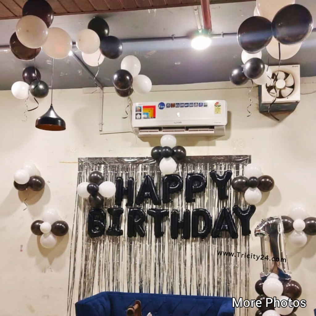 Happy Birthday Decoration In Hall (P794).