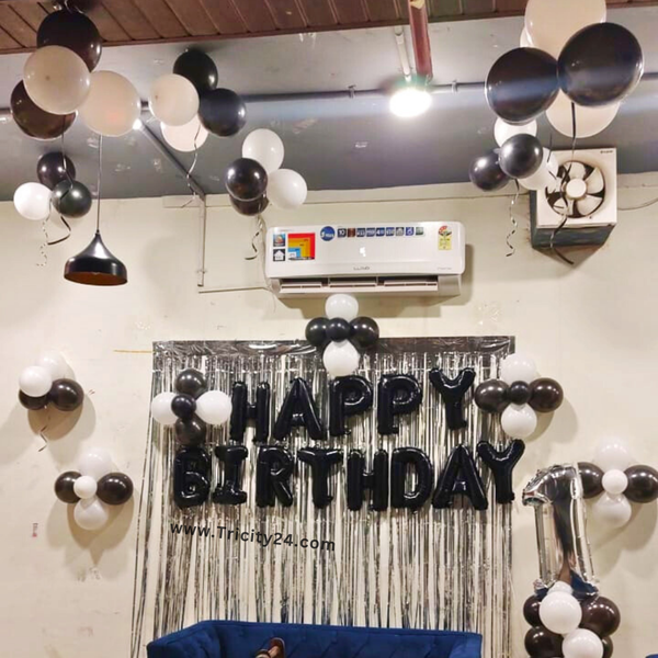 Happy Birthday Decoration In Hall (P794).