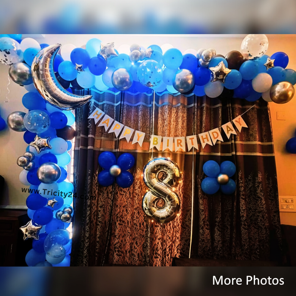 Happy Birthday Decoration In Hall (P815).