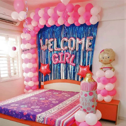 Welcome Baby Girl Party Decoration (P112).
