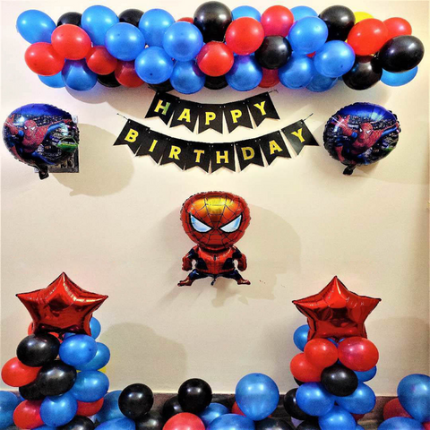 Red & Black Birthday Theme Decoration (P118).