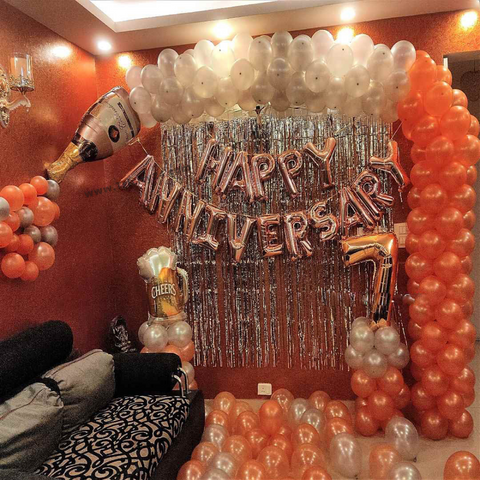 Rose Gold Anniversary Decoration (P121).