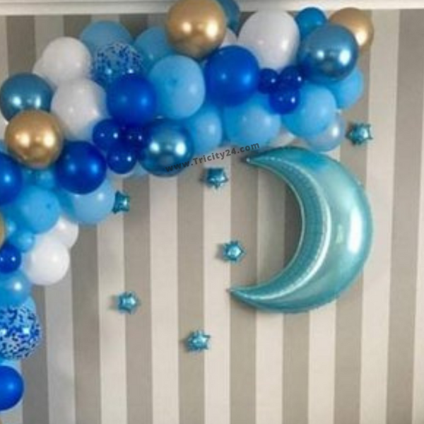 Blue Balloon Arch Decoration (P124).