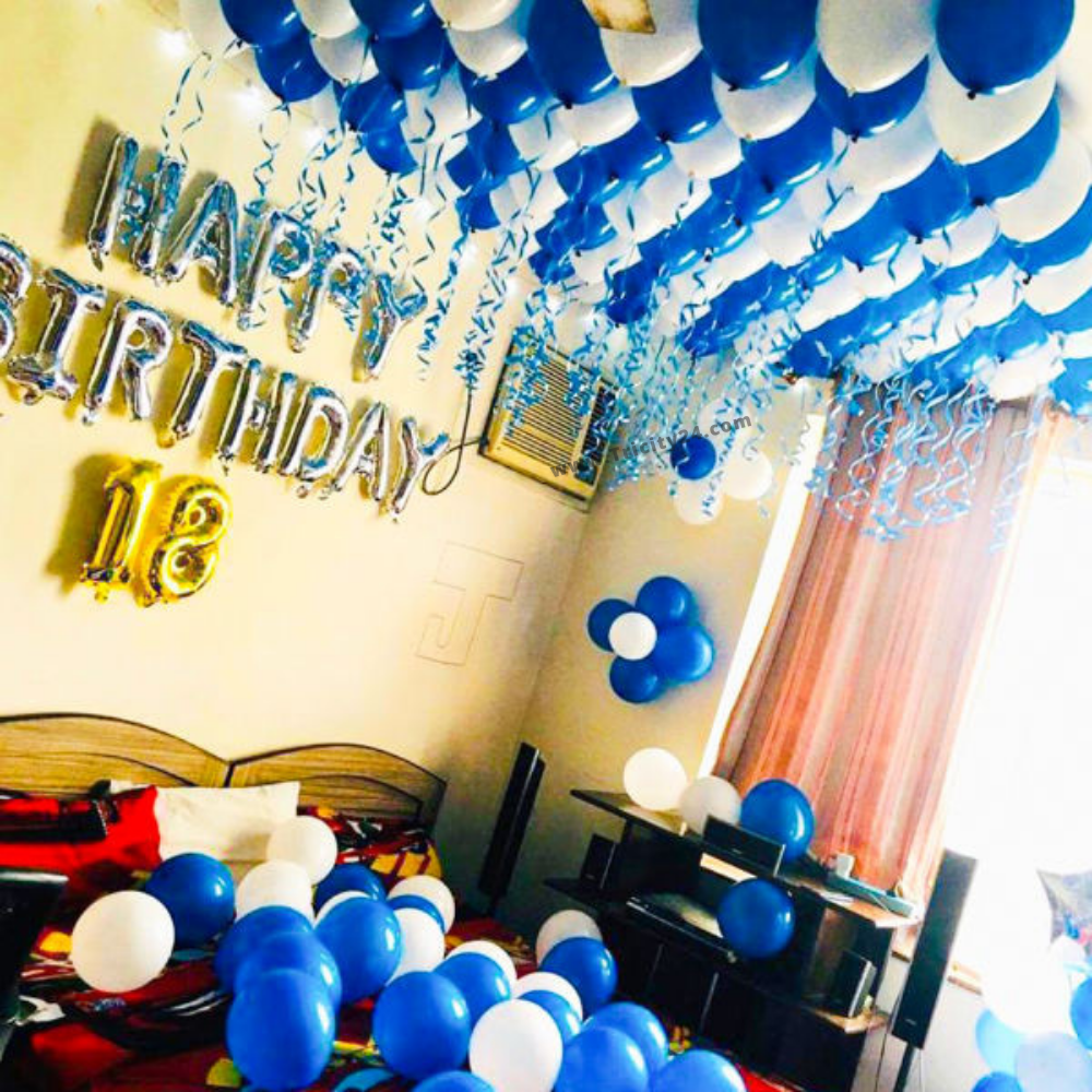 Happy 18th Birthday Balloon Decoration (P12).