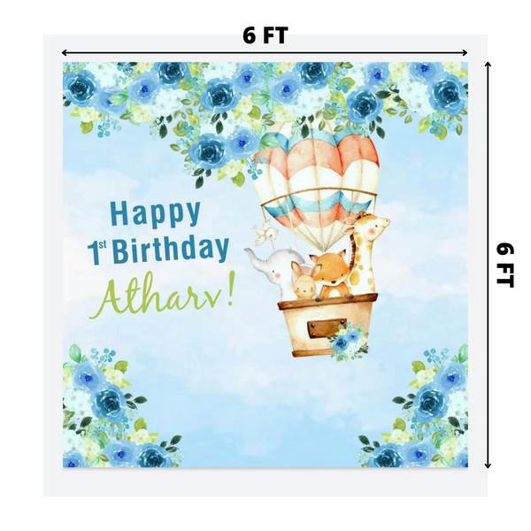 Birthday Party Theme Customized Backdrop R23