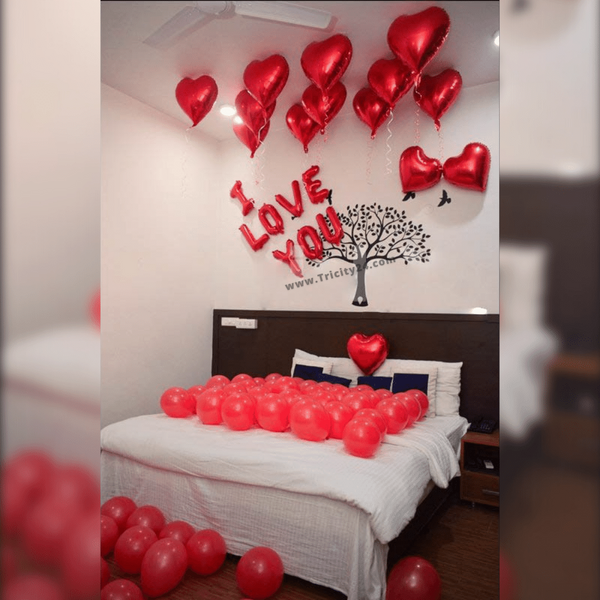 Romantic Theme Decoration At Home For Loved One (P22).