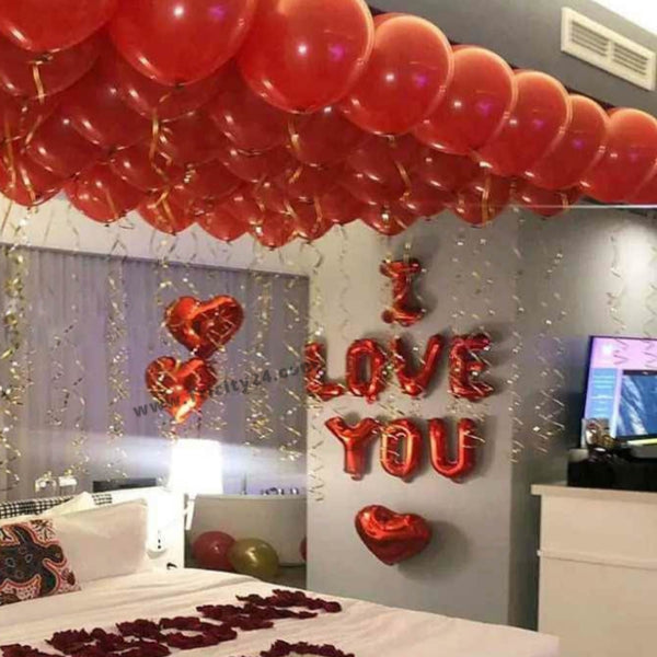 Romantic Room Decoration With Red Rose (P37).