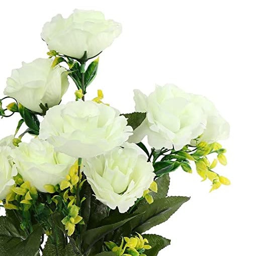 White & Green Artificial Flower Bouquet (Rental) R06