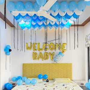 Welcome Baby Blue Theme Decoration (P67).